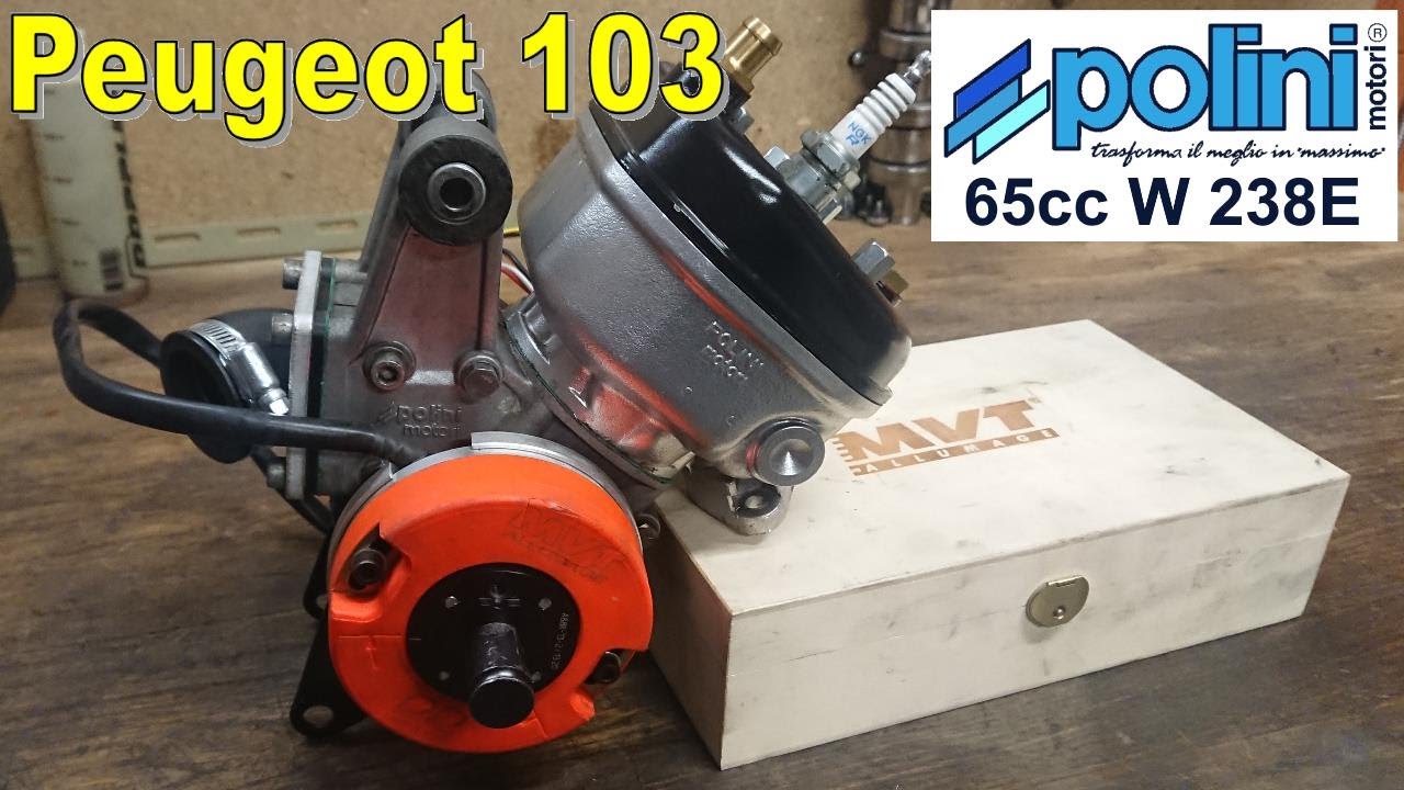 Peugeot 103 Polini 65cc liquide 238E