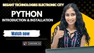 Python Introduction & Installation   History, Step by Step Setup Besant Technologies Ecity