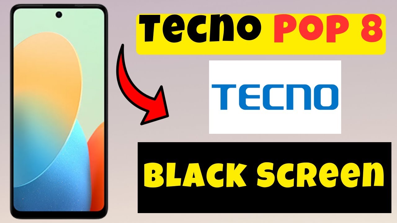 Black Screen Tecno Pop 8 || How to solve black screen problem || Black Screen issue
