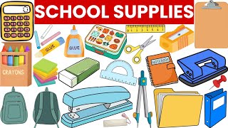 Learn School Supplies | English Vocabulary