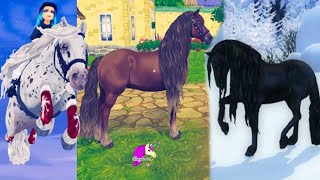 Checking Out the New Updated Friesians Star Stable Online Horses Video