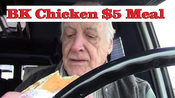 Burger King $5 Chicken Meal and Conversation About $