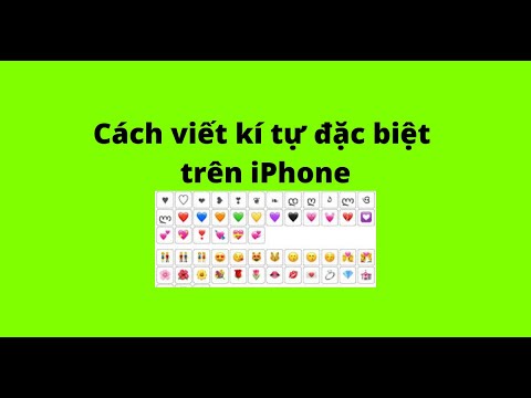 Video Cách viết kí tự đặc biệt trên iPhone - youtube