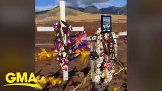 The story behind the crosses honoring those lost in the Maui fires l GMA