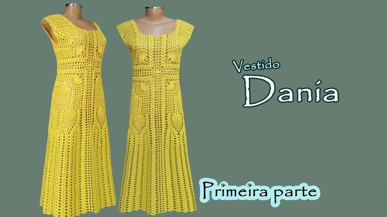 ❤LANÇAMENTO ❤ Vestido Dania ❤ PRIMEIRA PARTE  ❤ ❤ ❤ #crochemagdafaria ❤ ❤ . ..