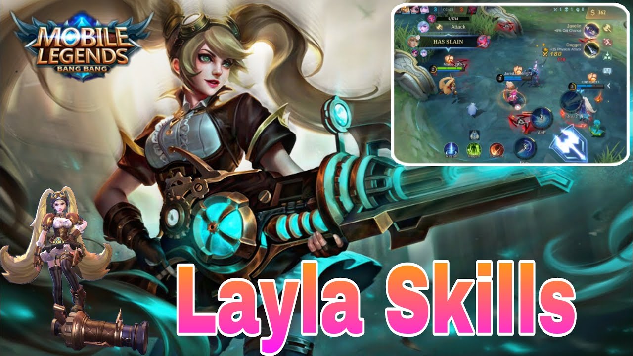 Layla Skill Mobile Legends bang bang | EmerTzy - YouTube