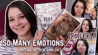 King of Scars & Rule of Wolves 🐺 READING VLOG *spoilers* [CC]