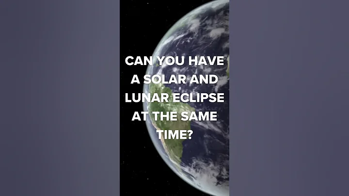 Can Solar and Lunar Eclipses Happen at the Same Time? #Eclipse