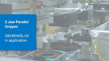2  Jaw Parallel Gripper GEH6040IL-03 in application