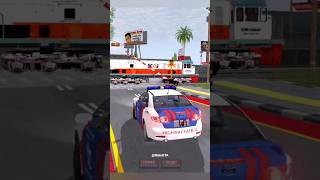 Mobil Polisi Kejar Kereta Api Indonesia Sampai Kebalik #keretaapiindonesi #keretaapi #gtasa