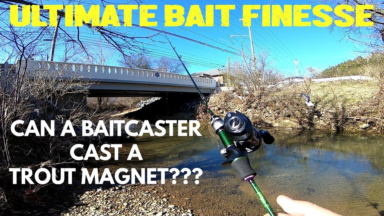 ULTIMATE BFS: CAN A BAIT FINESSE SETUP CAST A 1 GRAM TROUT MAGNET??? 