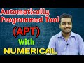 {ए पी टी} APT | Automatically programmed tool (HINDI), with numerical LEC-01,BY SAURABH SIR | STUDY