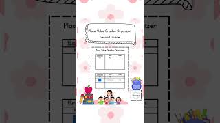 Place Value Graphic Organizer with Base Ten Blocks Math Made Simple for Hundreds Tens and Ones