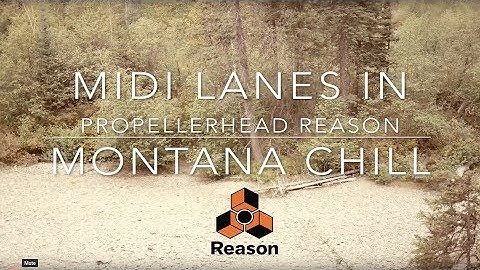 Using MIDI lanes in Propellerhead Reason