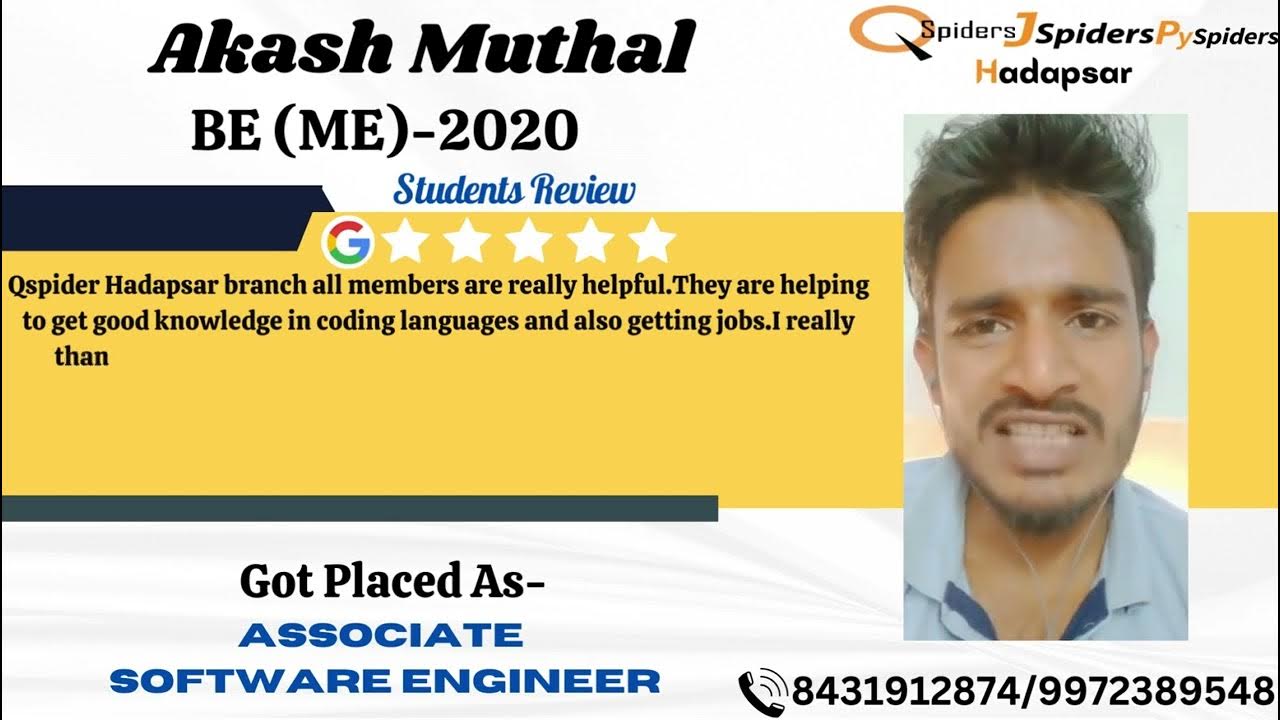 Associate Software Engineer Job Opportunity at JSpiders Hadapsar