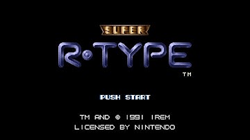 Super R-Type (SNES 60Hz / US) - Attract Mode