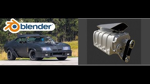 Learn Blender - Interceptor - Super Charger - Part 1