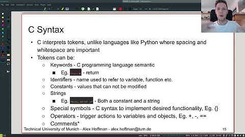 TUM/SIT RTES  - C Programming 3 - Syntax