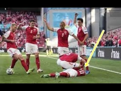 CHRISTIAN ERIKSEN collapse  in the match against Finland