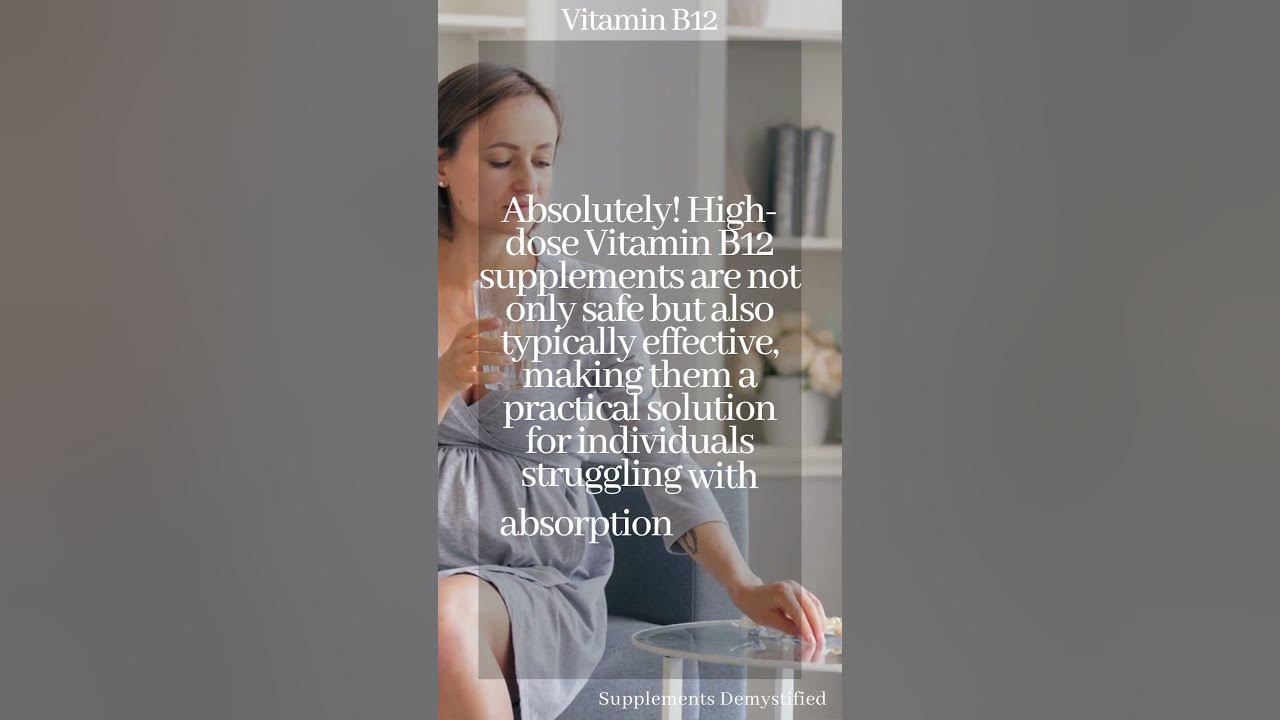 Vitamin B12 overdose? YouTube