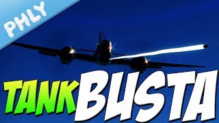 TANK BUSTA - Me-410 50mm CAS (War Thunder Plane Gameplay)
