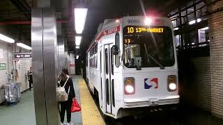 THE SEPTA ROUTE 10 GO 76ERS TROLLEY AND MORE AT 15TH STREET IN PHILADELPHIA