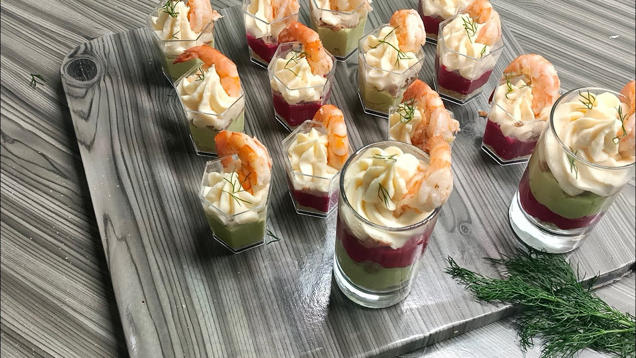مملحات في كؤوس راقية مع طريقة كريمة الجبن اللي وعدتكم بيها  verrine salé/crème au fromage
