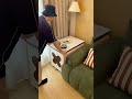 狭い部屋でも OK 折りたたみ式移動茶台が便利すぎる 狭小空間収納 #便利グッズ