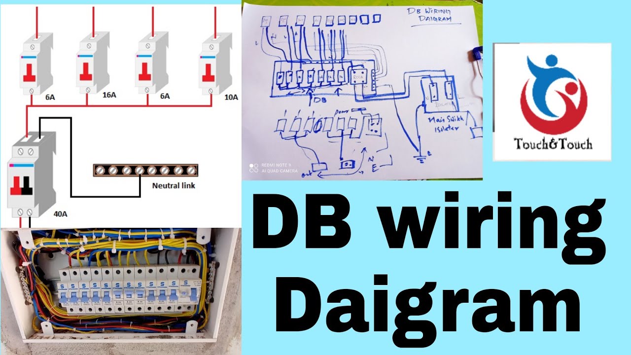 Distribution Board Wiring Diagram | DB panel wiring diagram malayalam ...