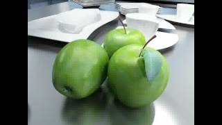 3D Model of 3D Model Fruit In Bowls Collection Review