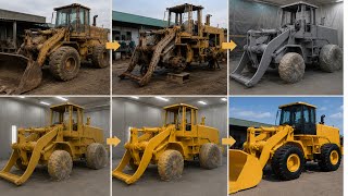 Rusty CAT Loader Restored Like New Again | Bringing a Scrap Caterpillar Loader Back to Life