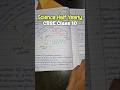 Studying for Class 10 Science Half Yearly