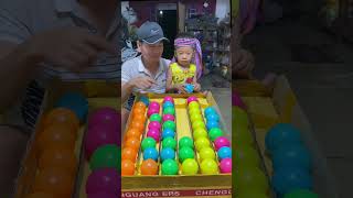 5 Balls Rows Prepared By Little Boy #gaming #challenge #gameplay