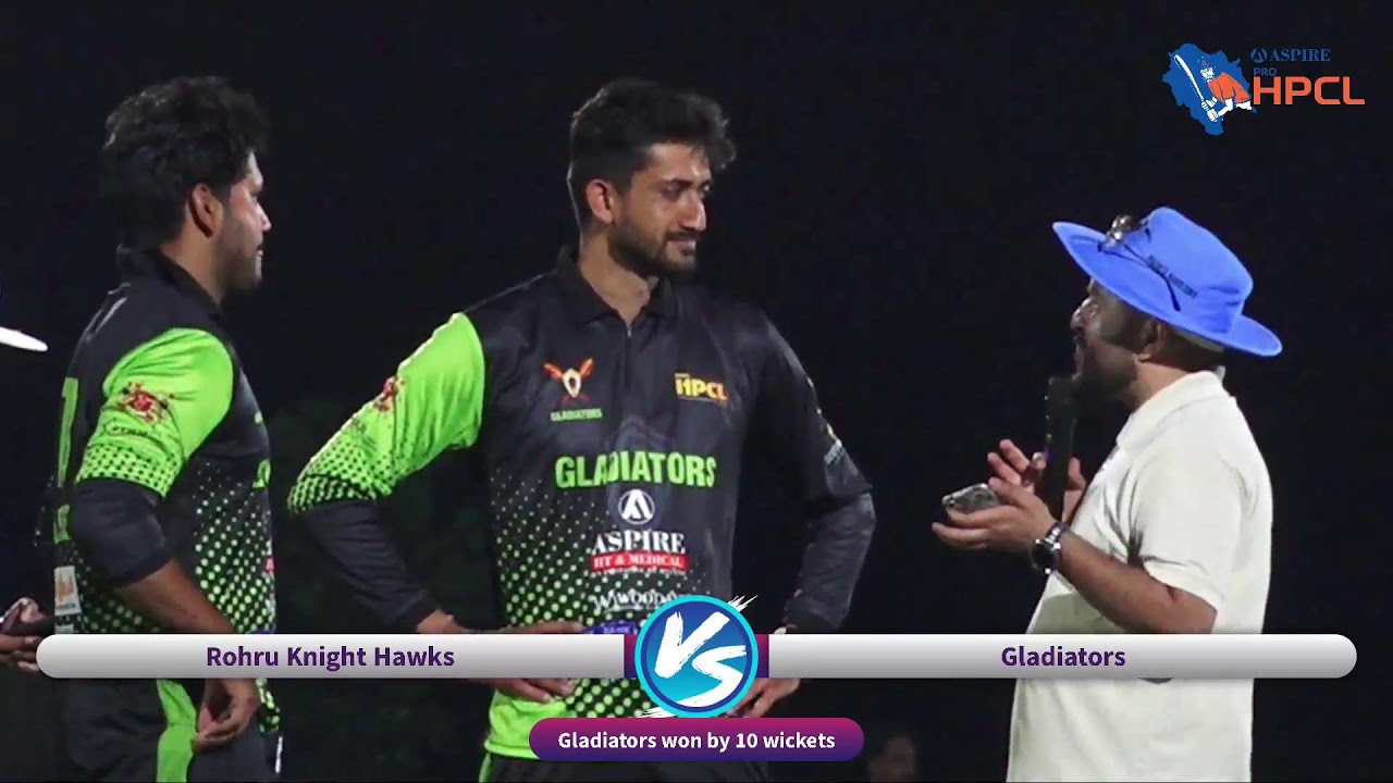ROHRU KNIGHT HAWKS vs GLADIATORS | Aspire Pro HPCL Season 2