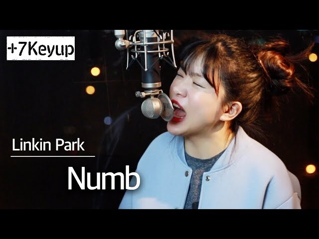 (+7 key up) Numb - Linkin Park cover | Bubble Dia class=