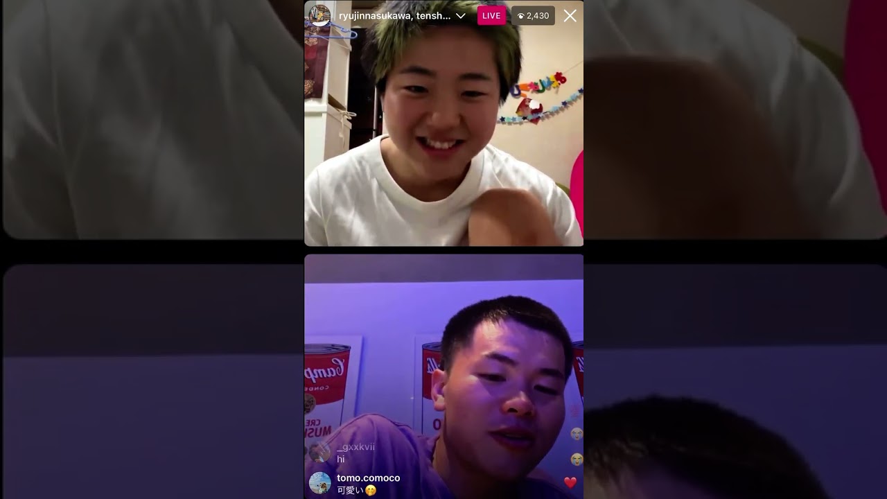 【那須川天心選手】Instagram配信　ゲスト那須川龍心