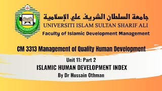 Islamic Human Development Index – Part 2