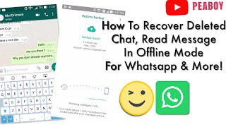How To Restored Deleted Message, Hide Blue Double Tick, Read Message In Offline Mode For Whatsapp? screenshot 2