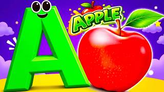 Alphabets Song for 2 Years Old | A to Z Phonics Sounds | ABC Phonics Song | Nursery Rhymes screenshot 1