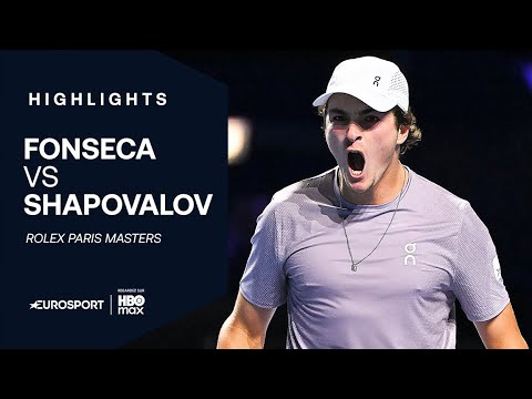 ROLEX PARIS MASTERS - La pépite Joao Fonseca remporte son premier match à Paris contre Shapovalov !