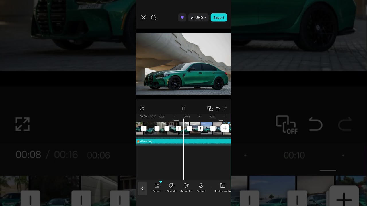 made my second car edit