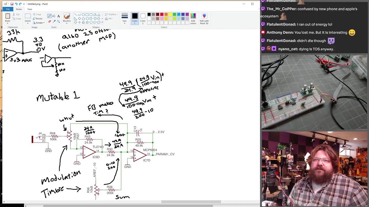 Modular Synth: Breadboarding circuits I don't understand! Friday chill.