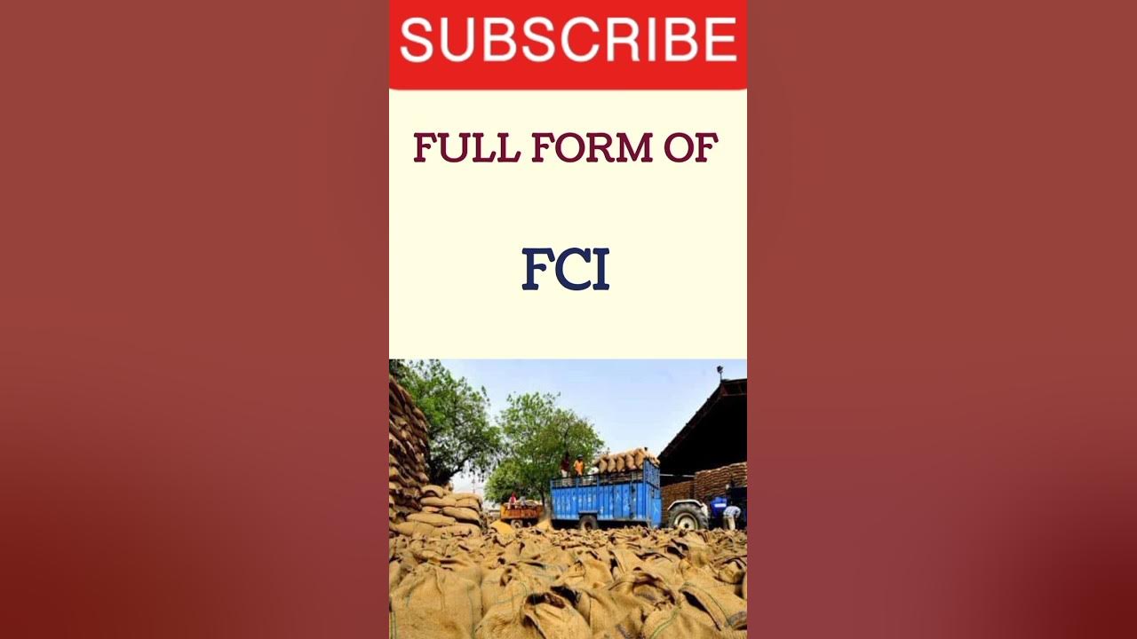 Full Form Of FCI fci fullform knowledge video viral education full-form-of-fci-fci-fullform-knowledge-video-viral-education