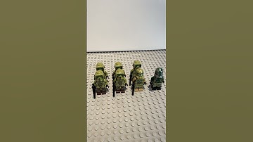 My Lego Star Wars 41st Elite Corps clone army