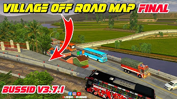 🎀🤩VILLAGE OFF-ROAD MAP MOD FINAL💥BUSSID V3.7.1🔥😎