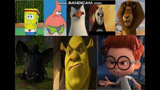 spongebob and patrick and dreamworks angry by tmzstudioz on deviantart