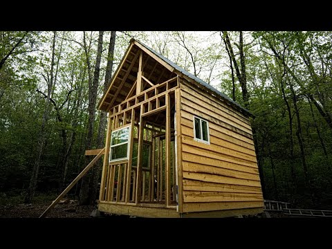I’m Building My Dream Off Grid Cabin (For Under $5000) | Part 13 - YouTube