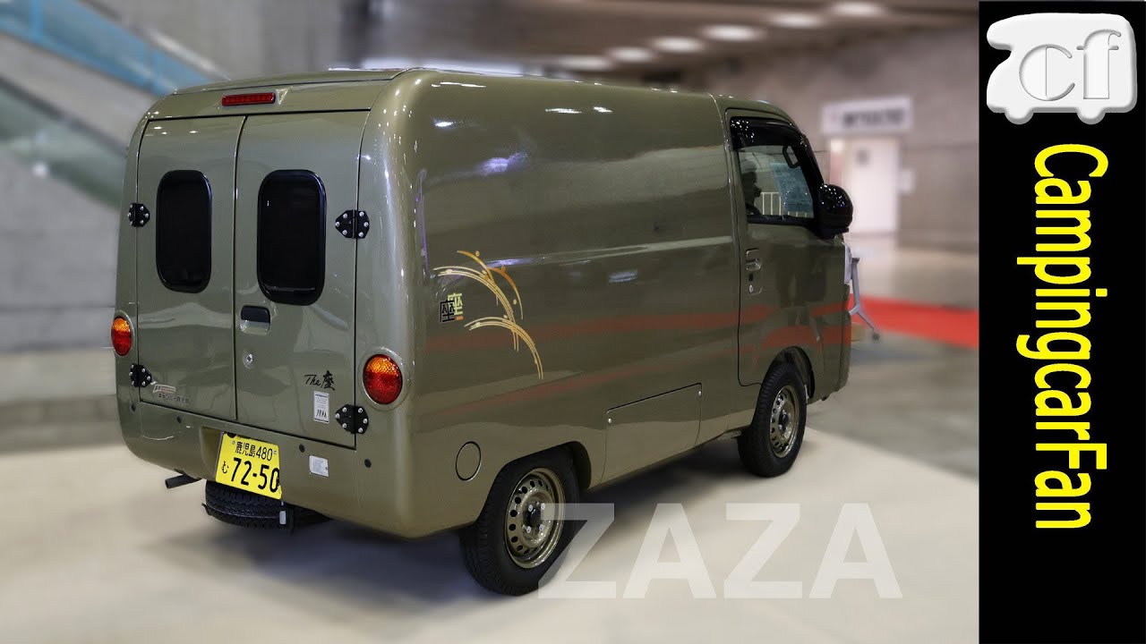 ZAZA : Camper Kagoshima] Japanese Mini Motorhome with Cooler - YouTube