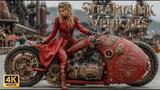 Download Lagu BRASS STREETS OF LONDON Epic Steampunk Vehicles AI 4K MP3