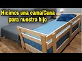 Como hacer una cama cuna con protección de madera fácil | Tendencia 2022